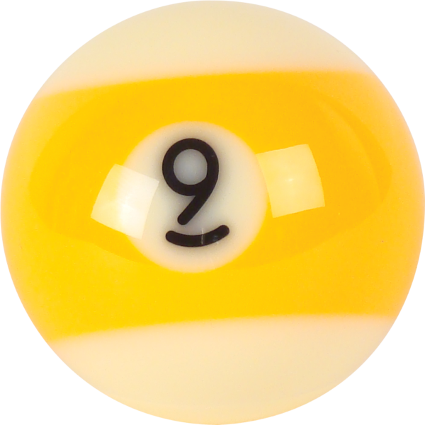 Aramith Premium Replacement Ball – #9 | Golden Break Billiards